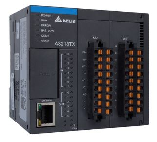 Control Proces si Vizualizare - AS218TX-A, AS CPU, 8DI/6DO, 2AI/2AO, NPN
