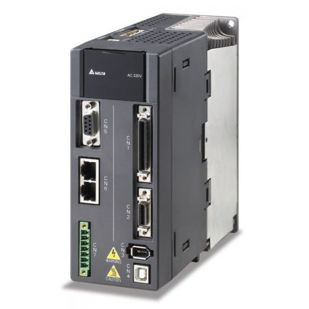 Sisteme AC Servo Drive & Motor - ASD-A2-1521-M , Servo driver, monofazat 220 Vac , Pr = 1.5 kW, Tr = 7.16 Nm, Sr = 2000 rpm, interfata CANOpen