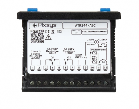 ATR144-ABC, PID Controler, 1 Analogue Input + 2 Relays 5 A + 1 Digital Input / Digital Output, 230 V AC [1]