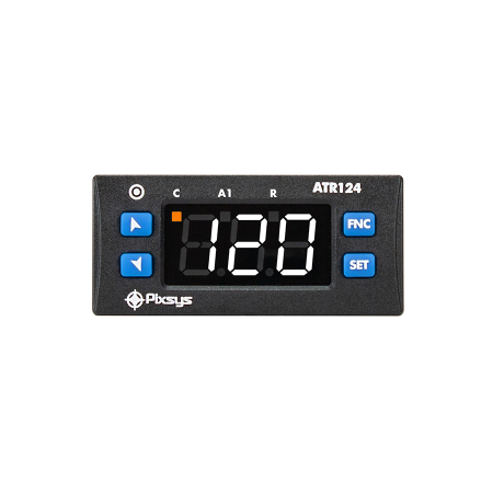 Controler PID avansat - Blue Line - ATR124-AD-T, PID Controller, 3 Digit 1 AI-1DO-2 Relays, 32 x 74 mm, RS-485, 12..24 VAC/VDC