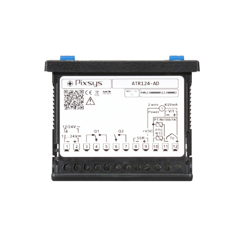 ATR124-ABC, PID Controler, 3 Digit 1 AI-1DO-2 Relays, 32 x 74 mm , 24...230V AC/DC [1]