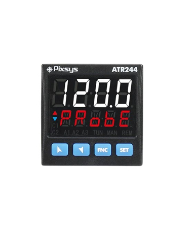 Controler PID avansat - Blue Line - ATR244-13ABC, PID Controller, 24..230 V AC / DC, 1 Analogue Input, Digital IN: 2 x PNP,  Digital OUT: 2 x SSR, Relay Out: 3 x 2 A, Analogue OUT:4-20 ma or 0..10 V