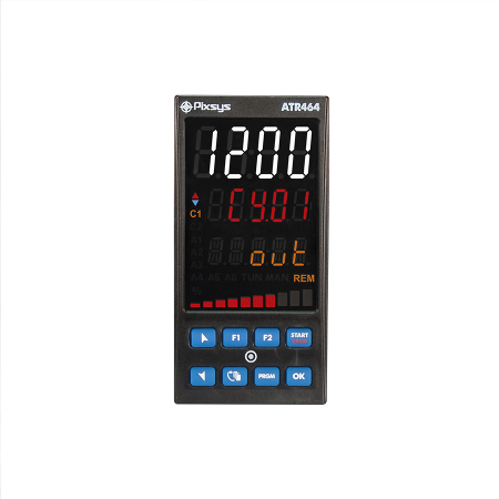 Comunicare Si Masurare - ATR464-24ABC-T, Programator si regulator temperatura, 24..220 V AC / DC, RS-485, izolare galvanica, 48 x 96 mm