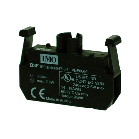 Butoane si accesorii - B3F, Suport lampa pentru butoane, pentru utilizare cu lampi LED si cu filamen