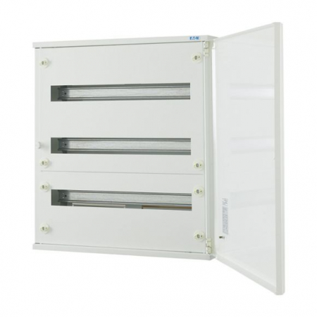 Cutie distributie - BF-O-3/72-C, panou complet de distributie plat, alb, 24 SU pe rand, 3 randuri, tip C