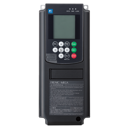 FUJI Frenic Mega G2 - convertizor frecventa FUJI Frenic Mega G2, alimentare trifazata 400VAC, iesire trifazata 400VAC, filtu EMC incorporat, IP20 capacitate 0,4 kw