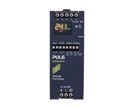 Control si comutatie - CP20.248, DIN-rail power supplies for 1-phase systems, 24V, 20A, 480W, monitoring display