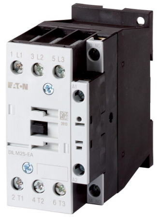 Contactoare - DILM25-10-EA(230V50HZ,240V60HZ), contactor, 3 poli, 7.5 kW, 25 A,  1 AUX NO, 230 V AC