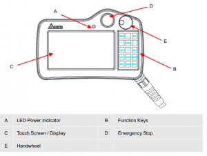 DOP-H07E42A,   HMI 7", with handheld & ethernet, cable 10m [1]