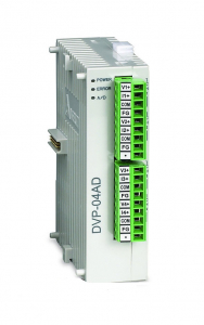 Control Proces si Vizualizare - DVP04AD-S2, modul extensie cu 4 intrari analogice (-10V ~+10V)/(-20mA~+20mA), 24 VDC