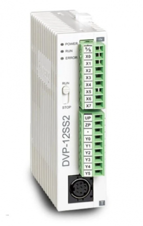 Control Proces si Vizualizare - DVP12SS211S, PLC standard, 24 VDC transistor(PNP), 8 inputs, 4 outputs
