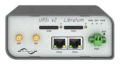 Router si switch-uri industriale - ER5i v2 Libratum(BB-UR2L61011), router GSM, 2 porturi Ethernet, 2 SIM-uri, carcasa plastic