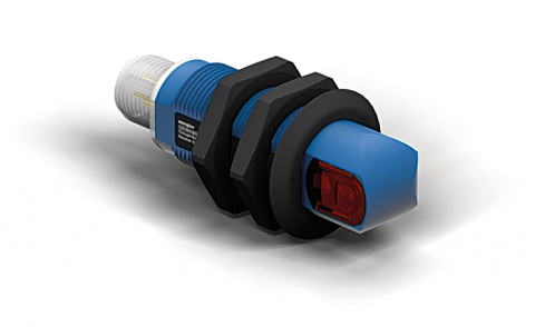 Senzori fotoelectrici - OLWK503A0002, Senzor fotoelectric, polarizat retro-reflexiv, M18, conector M12, PNP NO+NC,  Sn = 5 mm, 10-30 V DC