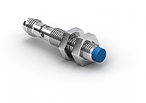 Senzori inductivi - I08H019, Senzor inductiv, M8, Sn = 6 mm, ecranat, PNP NO, 10-30 VDC, conector M8