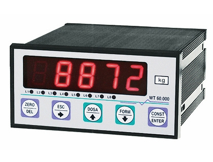 Sisteme de cantarire - Indicator de greutate model  WR 12 produse, 50 formule, 20 pasi