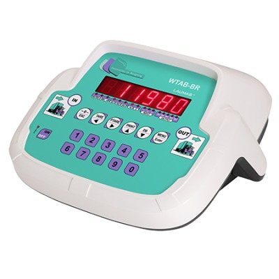 Sietem de cantarire - Indicator de greutate model WTABBR, afisaj LED rosu, software pentru pod bascula, cu protectie IP40 si conectori D-SUB
