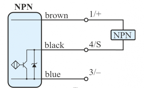 IPS8-S4PO45-A8, Senzor inductiv M8, Sn = 4 mm, ecranat, PNP NO, 10-30 VDC, precablat, 3 fire [2]