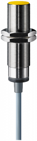 Senzori inductivi - IS M18b 5AAACA,  senzor inductiv, M18, Sn = 5mm, PNP, NO, 10...30 VDC, precablat 2 m, 3 fire