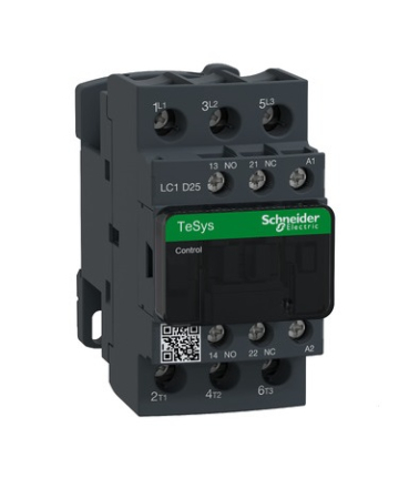 Control si comutatie - LC1D25B7, Tesys D contactor - 3P(3 NO) - AC-3 - 440 V, 25 A, bobina 24 V AC