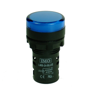 Control si comutatie - LMB-24-BLUE, lampa LED albastru, 24VAC/DC, IP 65