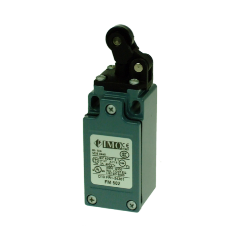 Limitatoare - LMC5A02, Intrerupator de limita, compact, actionare superioara cu role unidirectionale, NO+NC, corp metalic cu actiune rapida,  intrare 1 x PG13.5