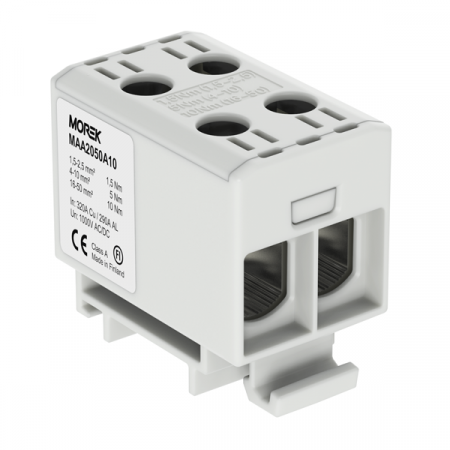 Cleme 10mm - MAA2050A10, clema de derivatie, 1.5-50 mm2, 2xAl/Cu, 1000 V