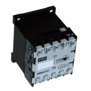 Contactoare - MB09-S-10400, mini contactor 3 poli NO, 4 kW, 9 A, 1 Aux NO, bobina 400 V AC = U12/16E…K1