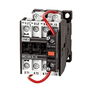 Control si comutatie - MC10N-S-0124DC, contactor 3 poli NO, 4 kW, 10 A, 1 Aux NC, bobina 24V DC