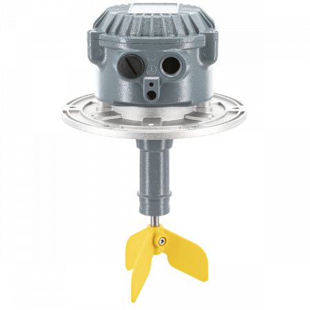 Senzori de nivel CAMLogic - PFG05-1036, PFG051-FA3NN020003-1CC4P0R7TF, senzor de nivel, lungime tija 198 mm,  24 VDC, flansa aluminiu, control special la rotire