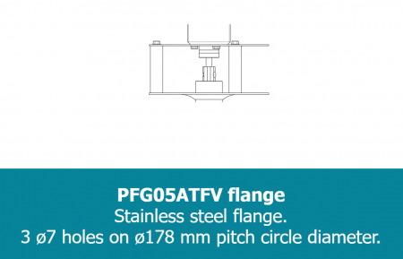 PFG05ATFV-169, PFG056-FD1NN020004-1CFAP0T2TF, senzor de nivel, lungime tija 204 mm, paleta AC3INOX4, 115/230  VDC [3]