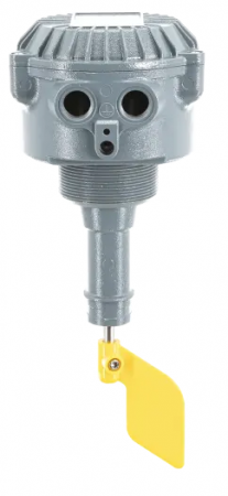 Senzori de nivel CAMLogic - PFG05X-229, PFG053-FB3SX100004-1CP0TF, senzor de nivel, lungime tija 428 mm, flansa din aluminiu, 24 V DC, extensie din otel, paleta: AC4INOX1
