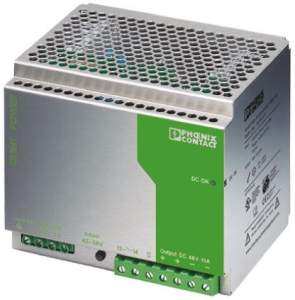 QUINT-PS - QUINT-PS-3X400-500AC/48DC/10, Sursa de alimentare 48 VDC, 10 A, 480 W, alimentare trifazata, carcasa metalica, montaj sina DIN
