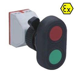 Butoane Ex - QX-0201-P2 71,  buton tactil, 2 x NC, montaj sina DIN