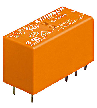 Relee electromagnetice - RT424548, releu 8 A, 2 contacte, 48 VAC