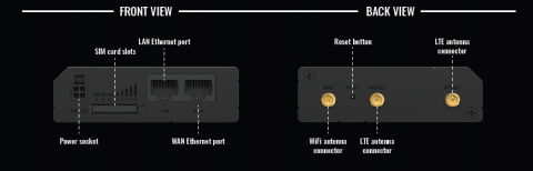 RUT241, router industrial compact 4G (LTE) echipat cu 2 porturi Ethernet, WiFi si software RutOS pentru solutii avansate de retea [2]