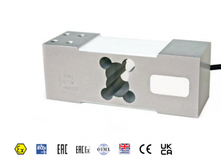 Sisteme de cantarire - Seria AZL, celula de sarcina 10,15, 20, 30, 30, 50, 100 kG, 600 x 600 mm, IP 65