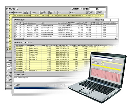 Indicator greutate - Software de supervizie pentru 1 tlb485