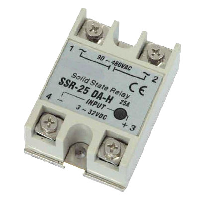 Relee Solid State - SSR-25DA-H,  relay solid state, 25 A, tens.comanda 3...32 V DC, tens iesire 90...480VAC