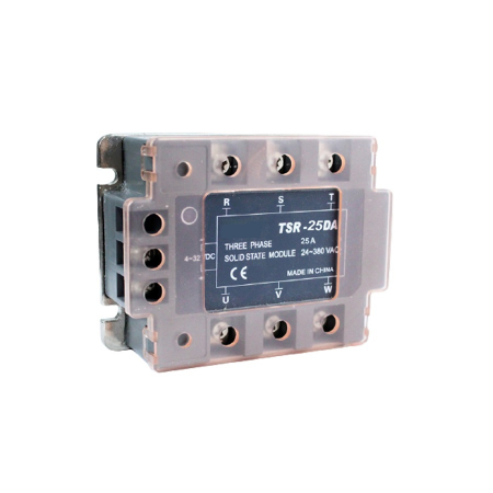 Relee Solid State - TSR-25DA,  relay solid state, trifazat, 25 A, tens.comanda 4~32VCD, tens iesire 24~380VAC