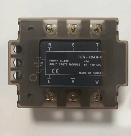 Relee Solid State - TSR-40AA-H, relay solid state, trifazat, 40 A, tens.comanda 80~250VAC 50/60HZ, tens iesire  90~480VAC