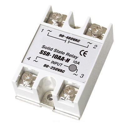Relee Solid State - SSR-10AA-H,  relay solid state, 10 A, tens.comanda 80~250VAC, tens iesire 90~480VAC