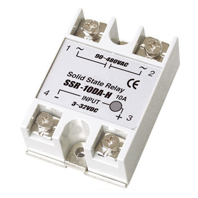 Relee Solid State - SSR-10DA-H,  relay solid state, 10 A, tens.comanda 3...32 V DC, tens iesire 90...480VAC