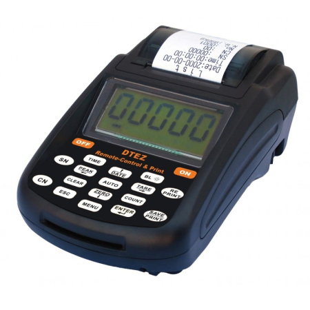 Indicator greutate - Telecomanda fara fir cu afisaj cu imprimanta pentru model de macara la scara dtez