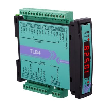 Indicator greutate - Transmitator de greutate model tlb4 cu 4 canale individuale + rs485 + iesire analoga 10vcc