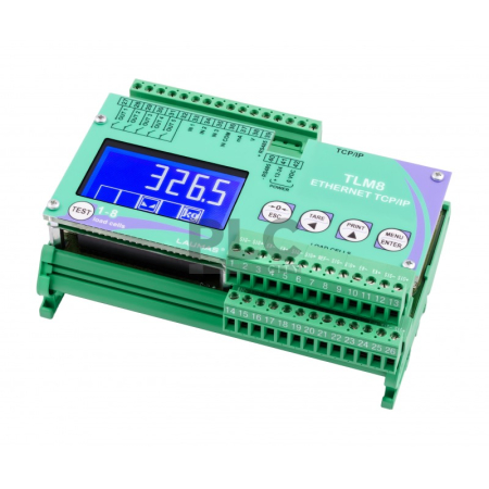 Indicator greutate - Transmitator de greutate model tlm8 cu 8 canale individuale + rs485 + iesire analogica + ethernet/tcp/IP