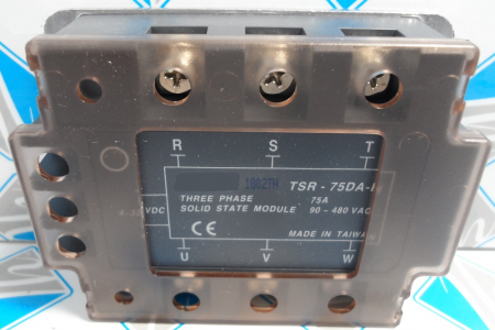 Relee Solid State - TSR-75DA-H,  relay solid state, trifazat, 75 A, tens.comanda 4~32VCD, tens iesire 90~480VAC