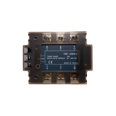 Relee Solid State - TSR-40DA-H,  relay solid state, trifazat, 40 A, tens.comanda 4~32VCD, tens iesire 90~480VAC