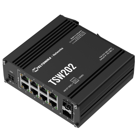 Router si switch-uri industriale - TSW202, Switch industrial cu 8 x ETH porturi, 10/100/1000 Mbps