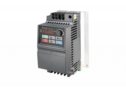 VFD-EL-W-1 - VFD002EL21W-1, Convertizor de frecventa, putere 0.2 kW, 1.5 A, IN: 1 x 230 VAC, OUT: 3 x 230 VAC, consola integrata, RS-485