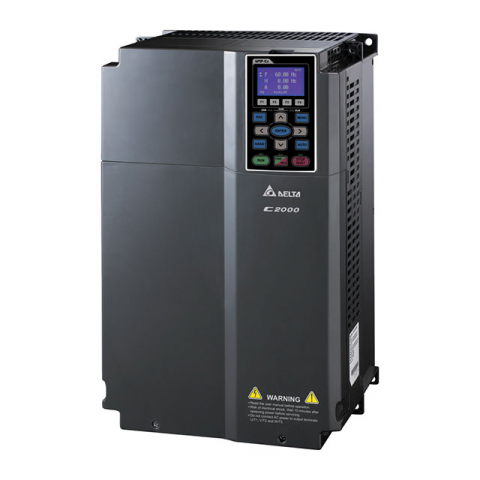 Delta Electronics - VFD220C43A-21, convertizor frecventa, 22 kW, IN 3 x 380 VAC, OUT 3 x 380 VAC , HD 45 A, SHD 38 A, fara filtru EMC